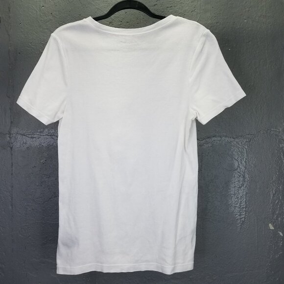 Norma Kamali VIRGO T-Shirt Women's XL Zodiac Astrology Tee Organic Cotton White - Picture 9 of 15